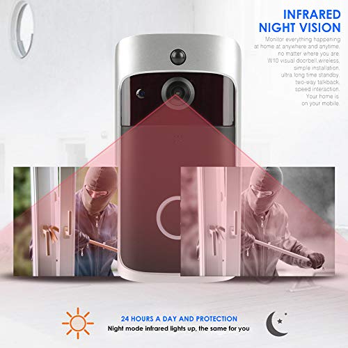 JINQII - Videocitofono senza fili - campanello