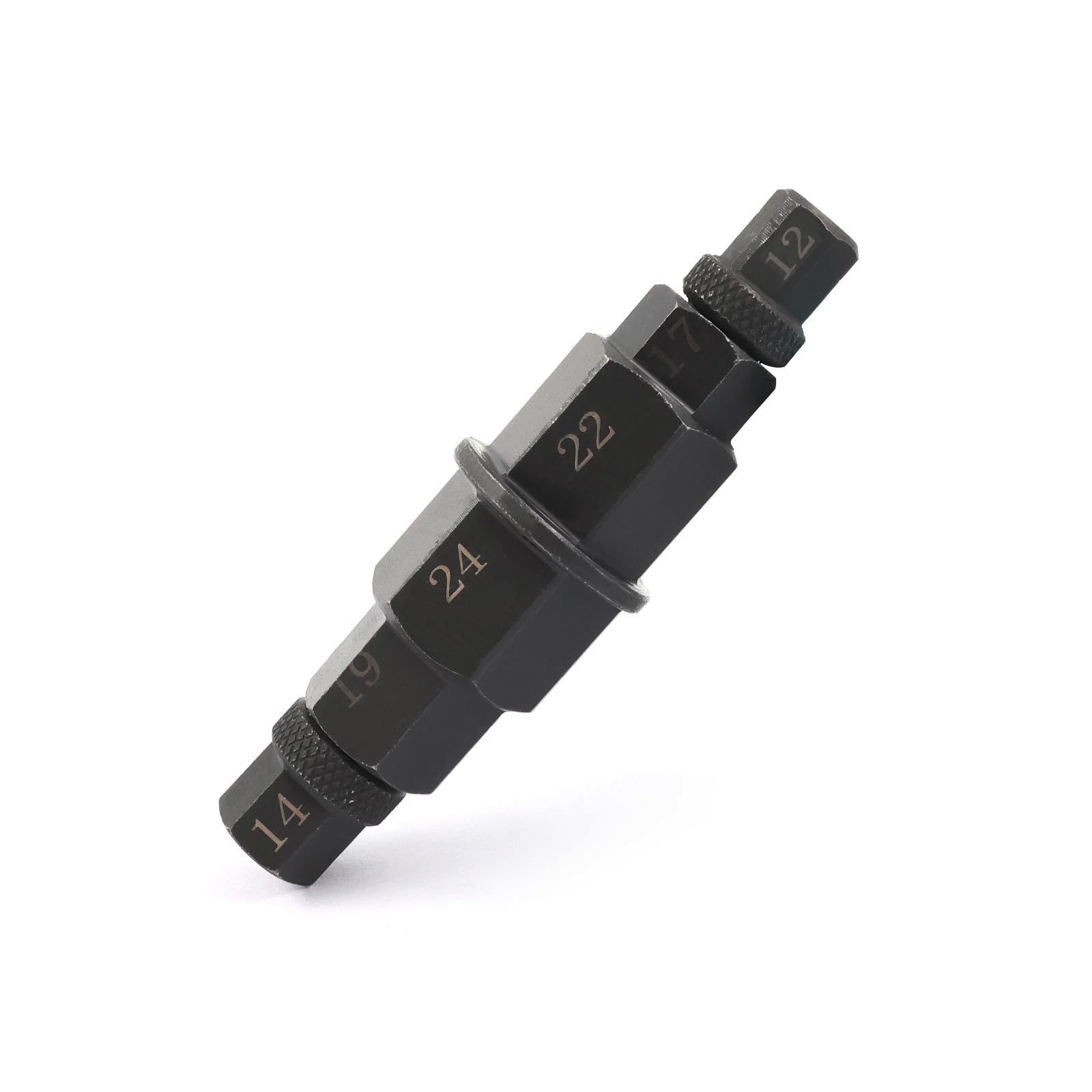 Bohaner Motorcycle Hex Axle Spindle Tool 17 19 22 24mm 3/8" Drive