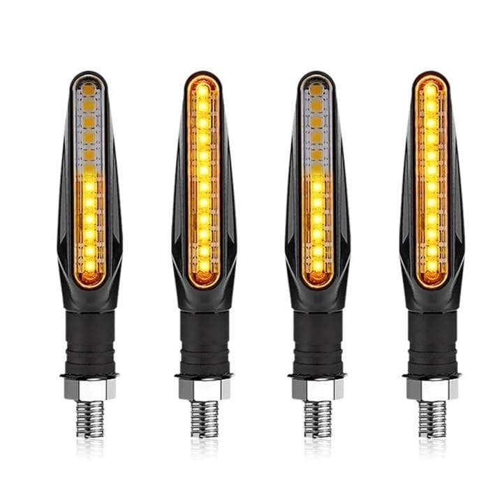 Clignotants de moto à 12 LED orange pour vos trajets quotidiens et balades nocturnes