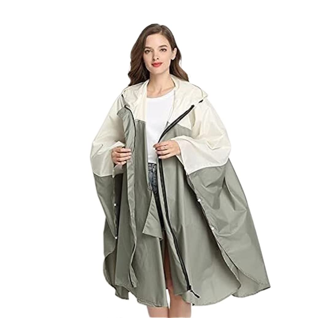 IRYZE Impermeabile Poncho Poncho Antipioggia Unisex con Cappuccio, Impermeabile, Impermeabile, per Adulti, Donne, Uomini, Poncho Antipioggia Poncho Impermeabile