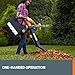 WORX WG509 12 Amp Trivac, 3 in 1 Electric Leaf Blower, Leaf Vacuum & Leaf Mulcher for Lawn Care