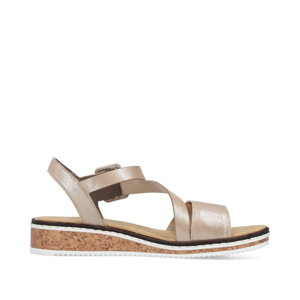 Rieker Femme Sandales V3660, Dame Sandales Fines