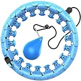 【Wird nicht fallen】 Der intelligente Hula Hoop ist einfacher zu bedienen und fällt beim Drehen nicht ab. Sowohl Kinder als auch Erwachsene können es verwenden, wodurch das Problem gelöst wird, dass Anfänger es nicht verwenden.