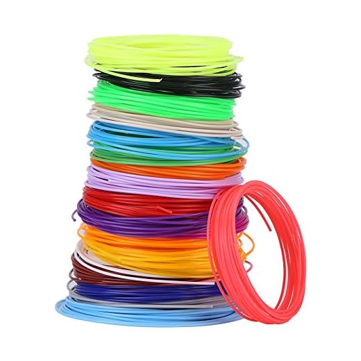 Pluma de Impresión 3D de Baja Temperatura Consumibles PCL, Filamento de Pluma 3D, Recarga de Filamento de Pluma 3D, Recarga de filamento de Pluma 3D, 20 Colores 1,75 mm