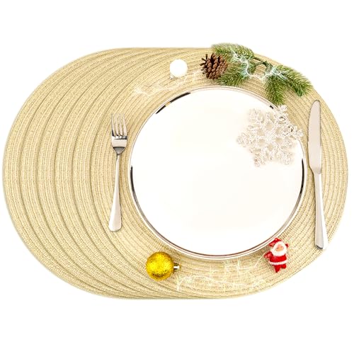 Urban Lifestyle - Set di 6 tovagliette Helena (Oro)