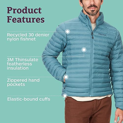 Image of MARMOT Men's Echo Featherless Jacket - Lightweight Down Alternative Puffer Coat