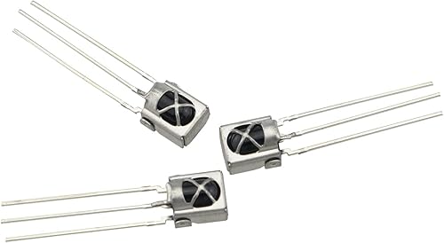 Miniatura 5 de VS1838B - Diodo receptor IR FMHXG 20 unidades VS1838B TL1838 de rayos infrarrojos, luces LED de diodo infrarrojo, lente redonda negra DC 3-5 V,