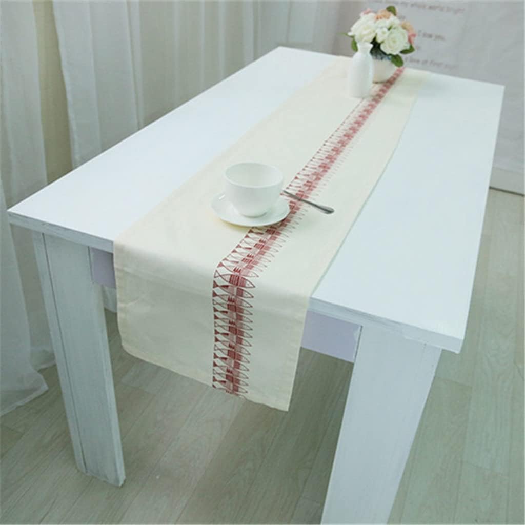 Small Red Fish Table Runner Linen Cotton Tafelloper Tafel Loper(30x180cm)