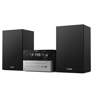 Philips TAM3205M2 HiFi Microchaîne, Bluetooth, Lecteur CD, USB, Radio FM Auracast, 85% matières recyclées après consommation - Les Beatles, Paul McCartney, John Lennon, RIngo Starr, George Harrison