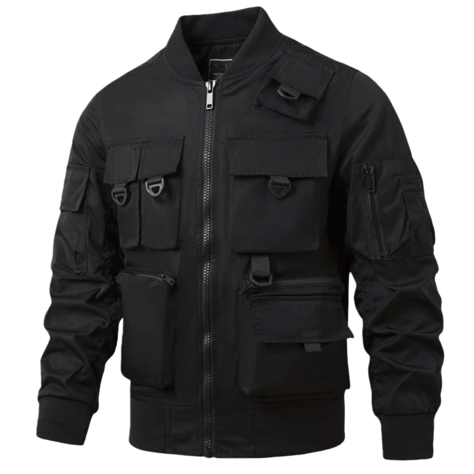 Mens Military Tactical Jacket,Multi Pockets Bomber Jacket,Lightweight Casual Spring Fall Windbreaker