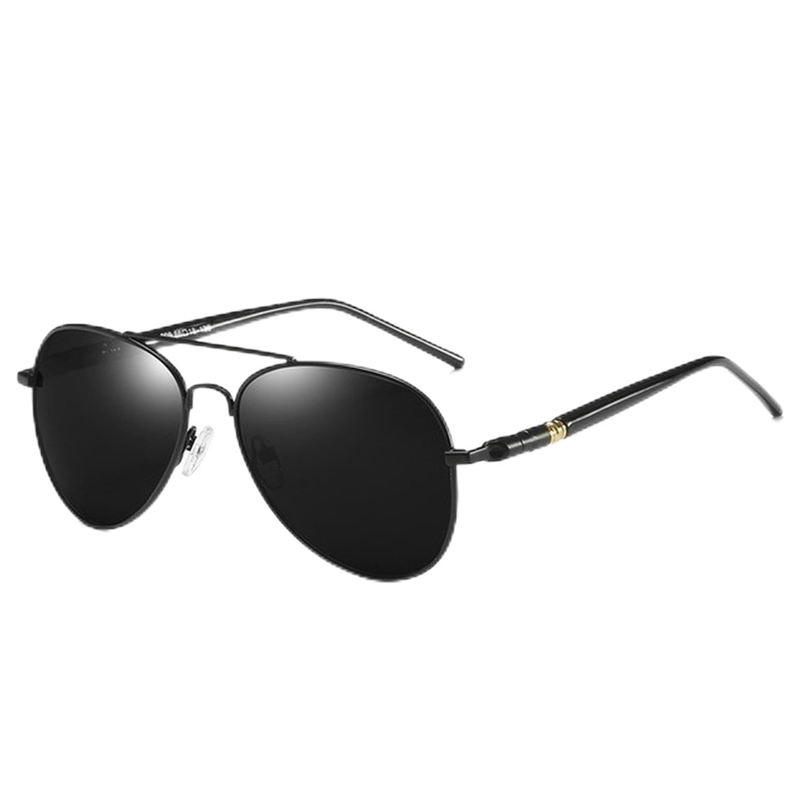 NOGRAX Gafas Gafas De Sol Polarizadas De Piloto De Lujo Hombres Mujeres Conduciendo Pesca Gafas De Sol De Metal Retro Gafas De Metal