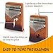 17 Key Kalimba Thumb Piano - Personalized with Your Name & Sweet Words, Engravable Finger Piano, Perfect Musical for Birthdays & Holidays-Moon Cat-A-2