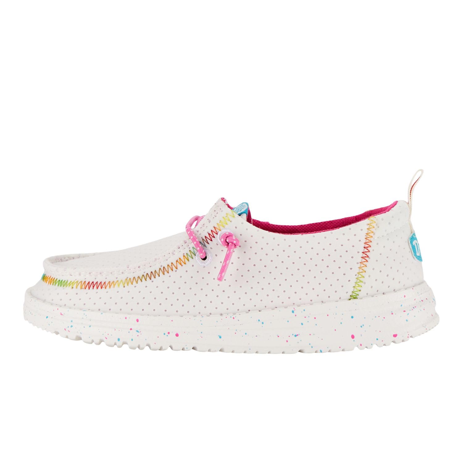 HEYDUDE Kids Wendy Perf Neoprene (Little Kid/Big Kid) - Shoes for Kids - Fabric Upper - Memory Foam
