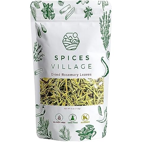 SPICES VILLAGE Whole Rosemary Leaves [ 4 oz ] Cover
