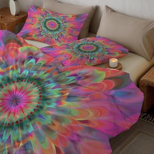 Housse de couette 140x200 rétro pour rafraîchir un lit terne