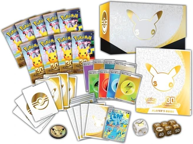 Amazon.com: Pokémon TCG: 30th Celebration Elite Trainer Box : Toys