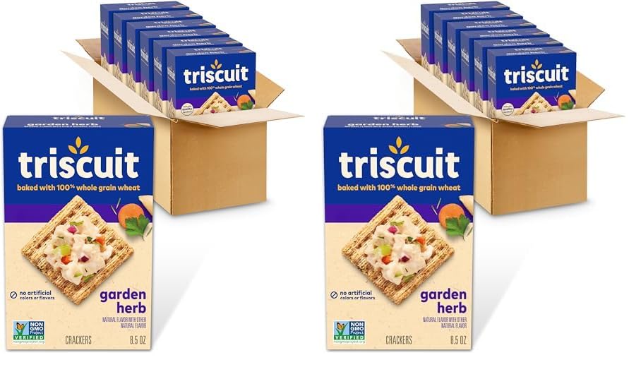 Triscuits Label Snapklik.com : Triscuit Garden Herb Whole Grain Wheat Crackers, 6-8.5 ...