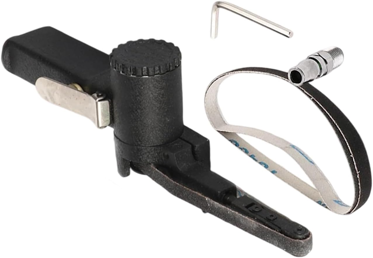 Small Air Operated Polisher High Efficiency Belt Finishers for Finish Preparation Paint Removal Vehicle Rehabilitation Angles Grinders Polishing Machine