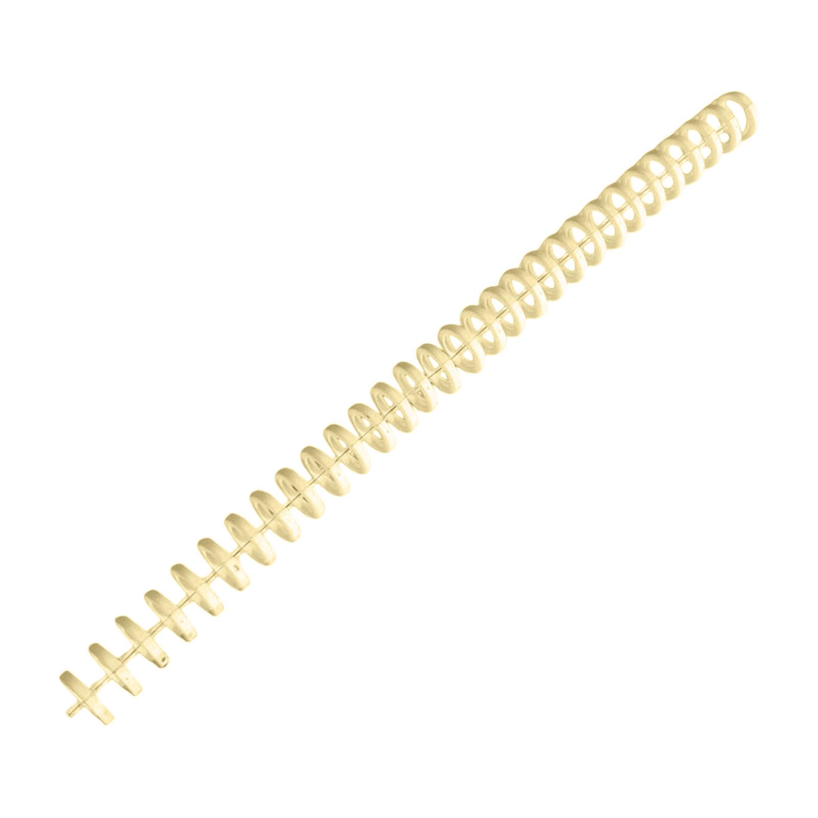 SHYYOULQE 30 Rings Binder Spine PVC Binding Comb 30 Hole 12mm Binding Coils for Refillable Notebook Binder Journal Planner Multi Hole