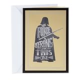 Hallmark Funny Graduation Greeting Card (Star Wars Darth Vader The Force Is Strong)