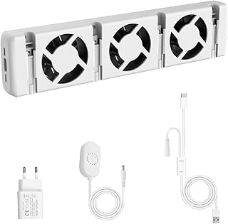 Heizkörper Ventilator Leise, Heizungsventilator für Heizungen und Unterheizungen, Langlebiger Heizungslüfter zur Erhöhung der Heizeffizienz, Lüfter für Heizkörper Bis zu 22% Energieeinsparung