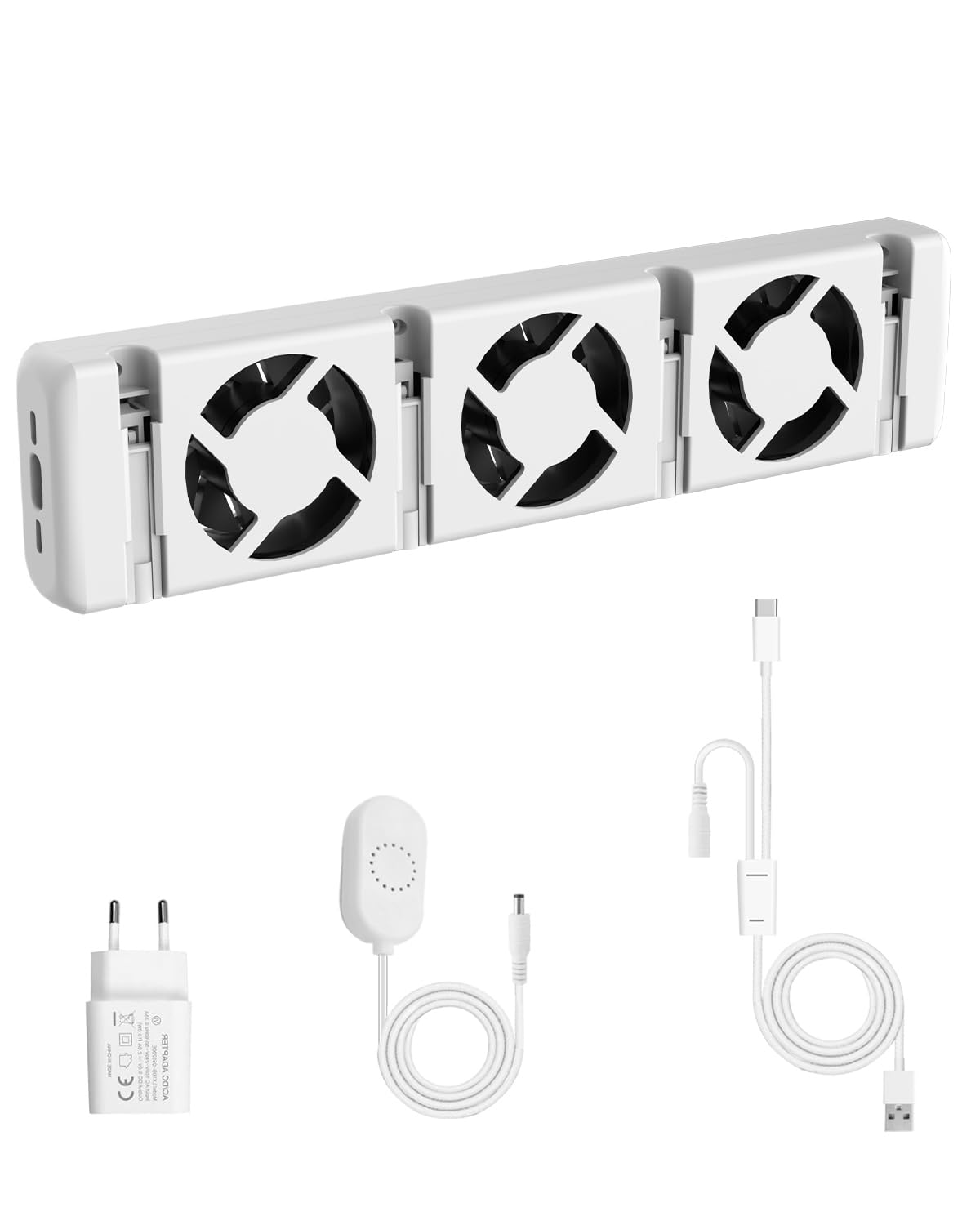 Ventilador Radiador Silencioso, Ventilador Radiador Casa para Radiadores y Suelo Radiante, Turbofans para Radiadores Calefaccion de Energía de Hasta un 22%