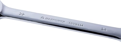 Miniatura 9 de MAXPOWER Juego de llaves dobles de extremo abierto, 8 piezas, llaves de grado industrial con cromado, fabricadas con acero Cr-V forjado y tratado