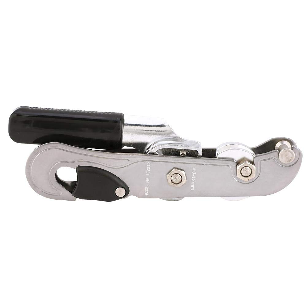 Keenso Dispositivo de Descenso descendente EN 12275, Dispositivo de Control Manual antipánico para Exteriores para Escalada en Roca Protección Auxiliar anticaída descendente