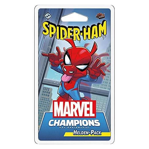 Asmodee | Fantasy Flight Games | Marvel Champions: LCG – Spider-Ham | Hjälteförlängning | Expertspel | Kortspel | 1-4 spelare | Från 14+ år | 60+ minuter | Tyska