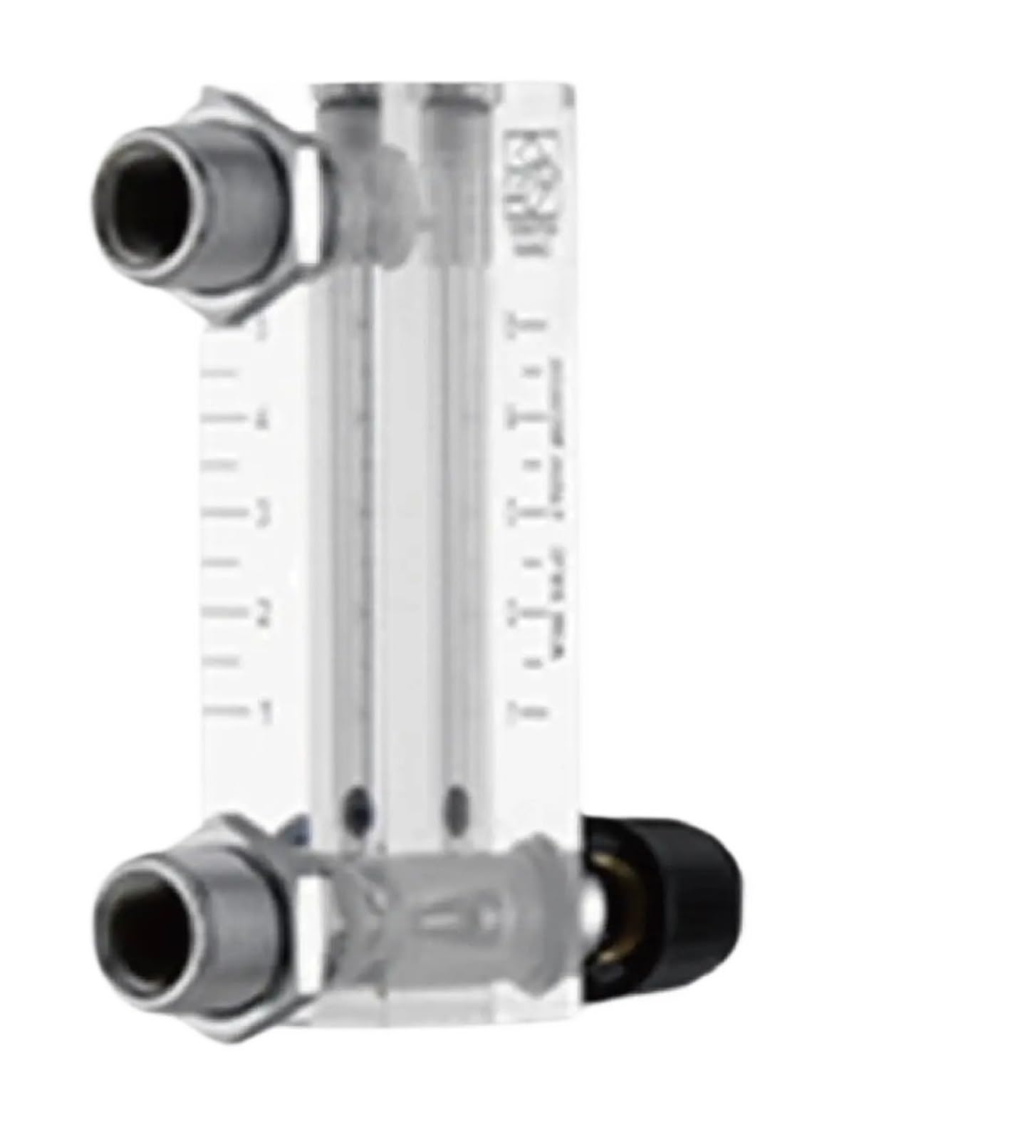 KSZHZYMGX LZM-6T float flow meter panel mount low flow gas rotameter industrial air variable area flow meter(Gas 0.5-8LPM)