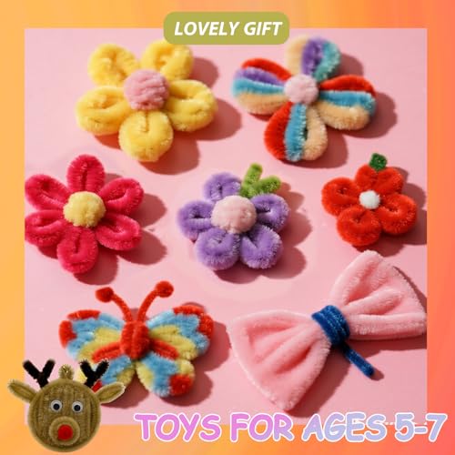 Image of VZF Deep Purple Pipe Cleaners Crafts-200PCS Chenille Stems DIY Crafts for Invitations & Decorations; Suitable for Wedding & Party Occasions,Halloween Decor,Christmas Gift for Kids,Crochet Flowers