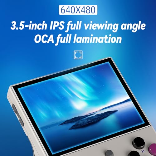 image for WESICH RG35XX Plus Handheld Game Console,3.5 Inch IPS Screen with 3300