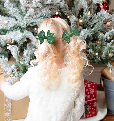 12 Piezas Pinzas de Moños Navideños para Niñas miniatura 5