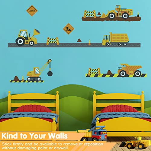Vinilos Decorativos Vehículos de Construcción para Pared miniatura 4