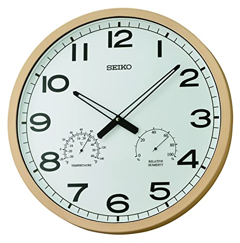Seiko Reloj de Pared de plástico Beige QXA797B
