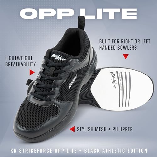 Image of KR Strikeforce OPP Lite Athletic Right or Left Handed Bowling Shoes for Men - Medium & Wide Options Available