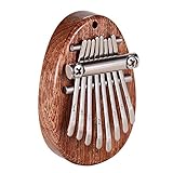 Kalimba - Minipiano de 8 teclas de alta calidad, instrumento de percusión accionado con los dedos, adecuado para principiantes de música, el mejor regalo de Navidad para niños, familia y amigos