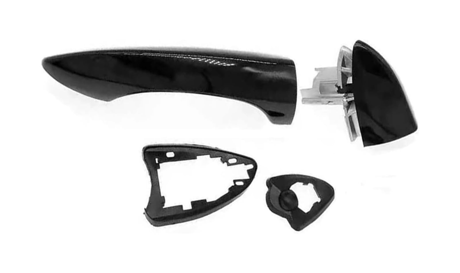 Qwqthgs Rhd Rear Right Car Exterior Door Handle Cap Car Front Left Right Rear Outside Door Handle