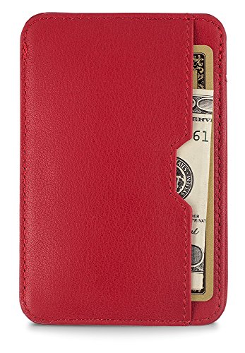 Image of Vaultskin CHELSEA Mens RFID Blocking Slim Leather Card Wallet - Minimalist Front Pocket Cardholder