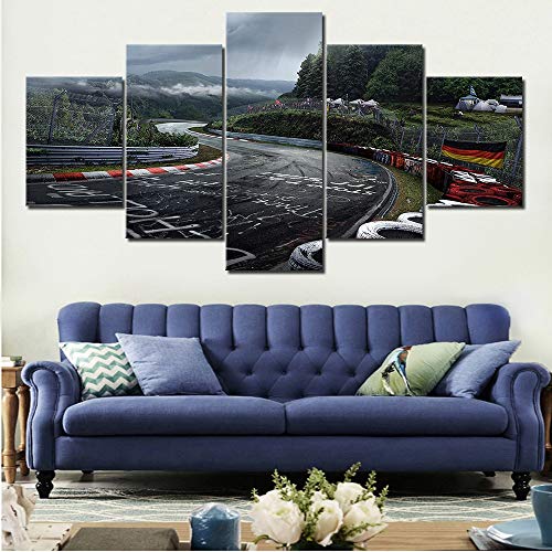 Tableau sur toile Nurburgring panoramique avec impression HD
