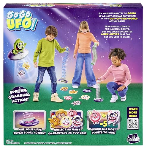 Juego de mesa Go Go UFO para 2-6 jugadores, 6+ años miniatura 4