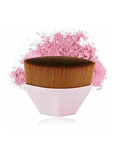 1 brocha de maquillaje ovalada para base