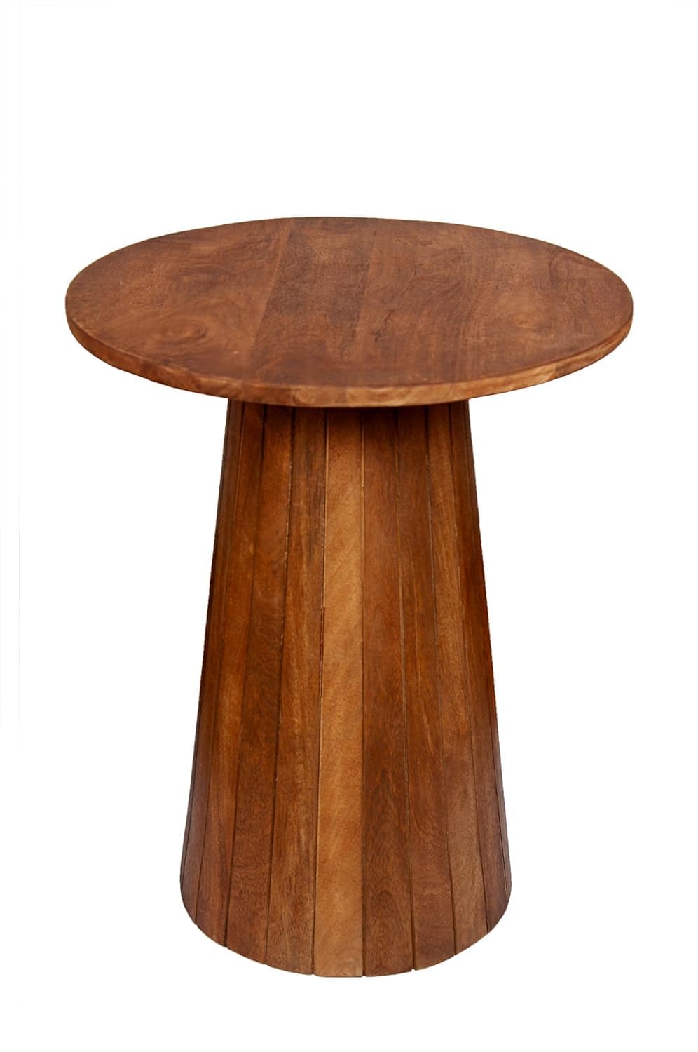 Round Wooden 6 Seater Dining Table Only | Table for Dining Room and Kitchen | Dinning Room Furniture | Sheesham Wood, !!Brown Table Base only!!-picture-23