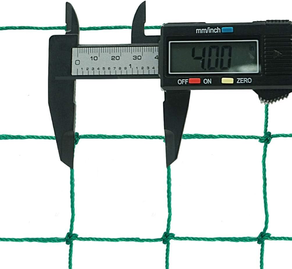 Aoneky Soccer Backstop Net - Heavy Duty Practice Barrier & Containment Net for Training, High Impact Hitting Netting, 10-15 x 10-60 Ft Sizes for Football/Soccer