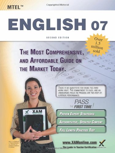 MTEL English 07 Teacher Certification Study Guide Test Prep