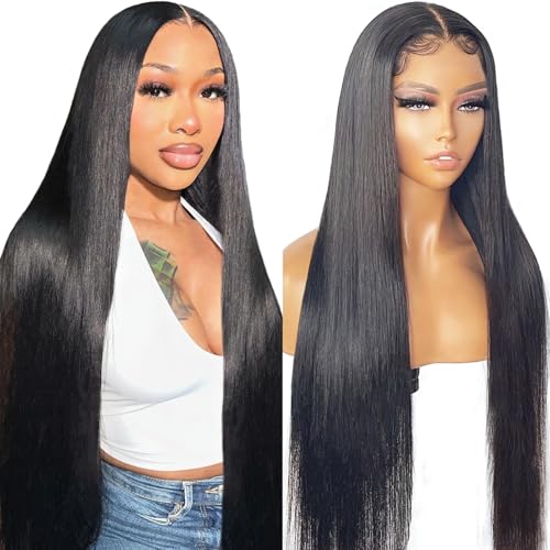 eool 9X6 Glueless Wigs human hair Pre Plucked Pre Cut,Straight