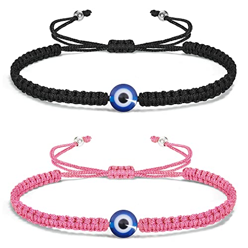 Image of VIBILIA Evil Eye Bracelets for Women Men Friendship Bracelet