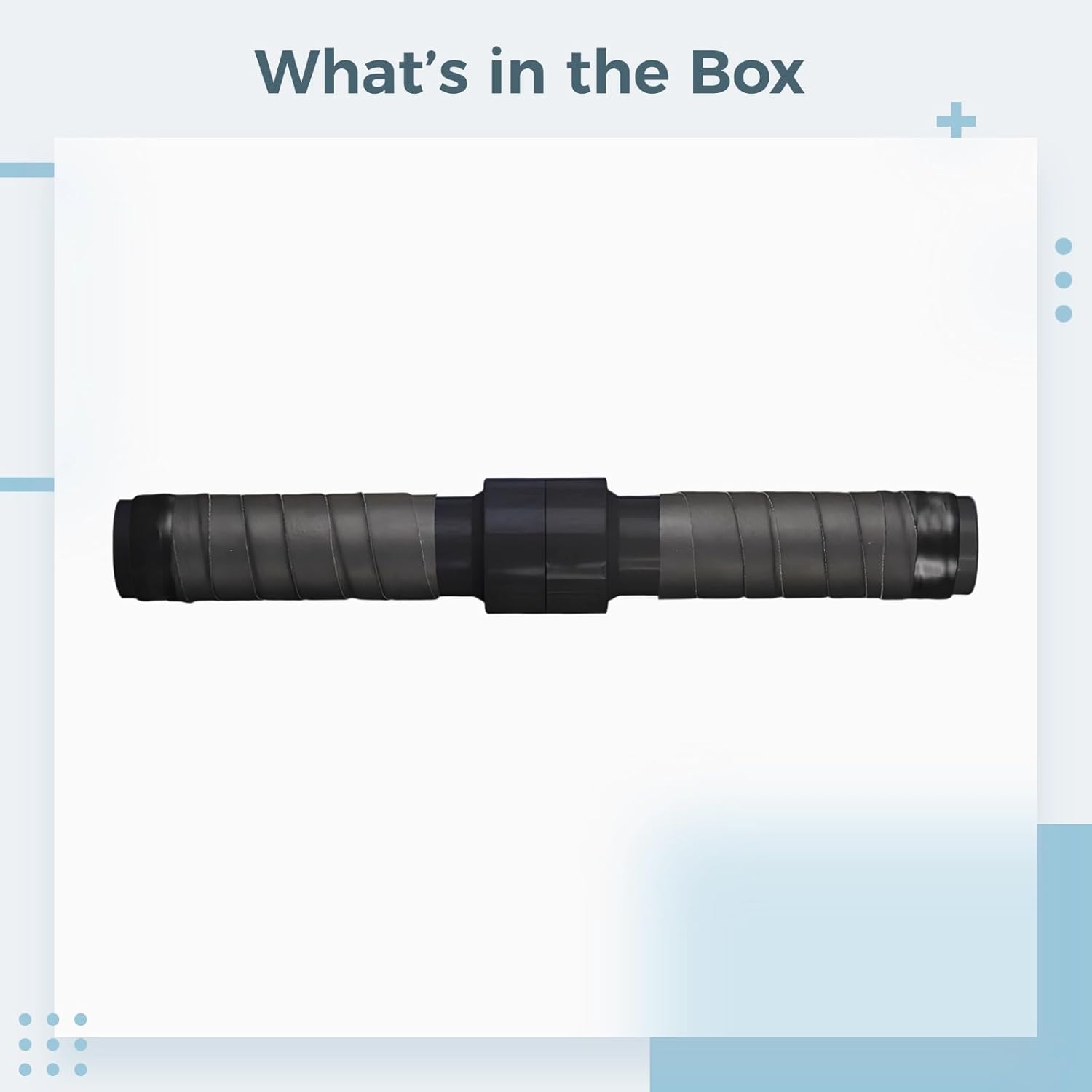 Adjustable 33 Lbs/15 Kg Wrist Strength Trainer, 304 Stainless Steel Dumbbell, Black, Wrap-Around Handle, Wrist Strengthener, Physical Therapy Applications