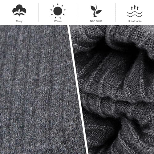 MissShorthair 100% Pure Premium Cashmere Bed Socks Cozy and Warm Luxury Socks for Women & Men Comfort for Cold Nights4