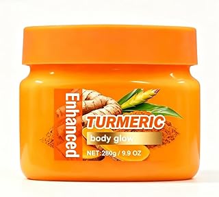 Turmeric Body Scrub, Gentle Exfoliating Scrub For Smooth & Glowing Skin Texture, Moisturized Skin For Women And Men